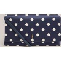 HOBBS Spot Print Clutch Bag Navy Mix