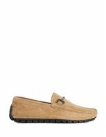 Wide Fit Suede Slip On Loafers