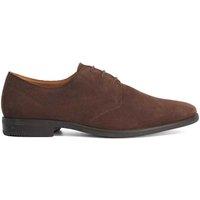 Dune London Suede Oxford Shoes Brown