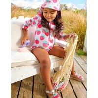 JoJo Maman Bb Strawberry Long Sleeve Swimsuit (6 Mths - 6 Yrs) Pink Mix