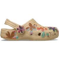 Crocs Classic Graphic Clogs Beige Mix