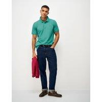 Crew Clothing Pure Cotton Polo Shirt Teal Green