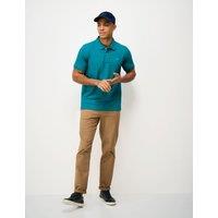 Crew Clothing Pure Cotton Polo Shirt Petrol