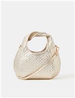 ACCESSORIZE Metallic Grab Bag Gold