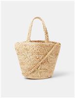 ACCESSORIZE Jute Tote Bag Natural