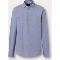 Hackett Tailored Fit Pure Cotton Gingham Shirt Navy