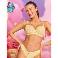 Boux Avenue Eden Lace Thong Yellow