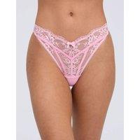 Boux Avenue Lita Lace Thong Pink