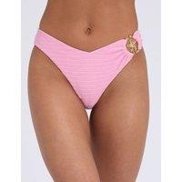 Boux Avenue Mirada Starfish High Leg Bikini Bottoms Pink
