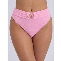 Boux Avenue Mirada Starfish High Waisted Bikini Bottoms Pink