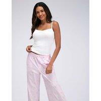 Boux Avenue Daisy Gingham Cami Pyjama Set Ivory Mix