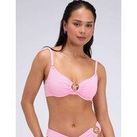 Boux Avenue Mirada Starfish Ring Wired Bikini Top (B-G) Pink