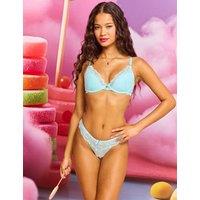 Boux Avenue Harper Lace Thong Aqua