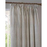 YARD Hebden Pure Cotton Striped Curtains Brown Mix