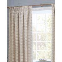 Sanderson Hutton Jacquard Pencil Pleat Curtains Natural Mix