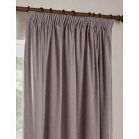 YARD Chenille Velvet Pencil Pleat Curtains Mauve