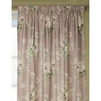 Sanderson Adele Chenille Pencil Pleat Curtains Pink Mix