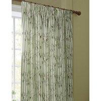 Sanderson Chinese Lanterns Pencil Pleat Curtains Green Mix