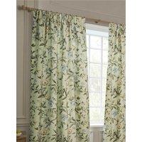 Sanderson Porcelain Garden Chenille Curtains Green Mix