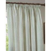 YARD Hebden Pure Cotton Striped Curtains Green Mix