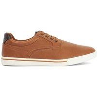 Dune London Lace Up Trainers Tan
