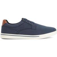 Dune London Lace Up Trainers Navy
