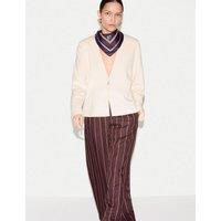 Jigsaw Wool Blend Knitted Jacket Cream