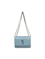 Steve Madden Croc Effect Chain Strap Shoulder Bag Blue