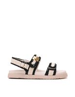 Woven Ankle Strap Sandals
