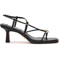 Steve Madden Jackpots Kitten Heel Sandals Black