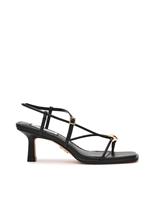 Steve Madden Jackpots Kitten Heel Sandals Black