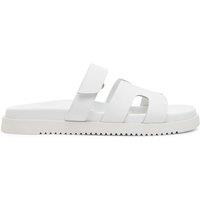 Steve Madden Riptape Sliders White