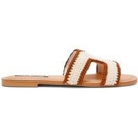 Steve Madden Zarnia Flat Sliders Tan