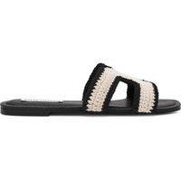 Steve Madden Zarnia Flat Sliders Black