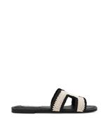 Steve Madden Zarnia Flat Sliders Black