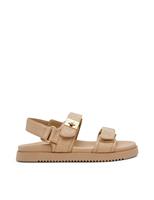 Steve Madden Mona Ankle Strap Flat Sandals Black