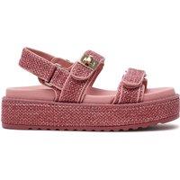 Steve Madden Bigmona Ankle Strap Flatform Sandals Dusky Rose