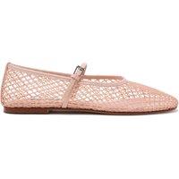 Steve Madden Mags Mesh Flat Ballet Pumps Light Pink