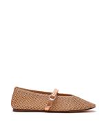 Steve Madden Gayla Buckle Woven Flat Pumps Pink