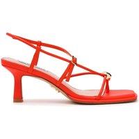 Steve Madden Jackpots Kitten Heel Sandals Red