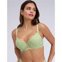 Boux Avenue Billie Lace Wired Balconette Bra (B-G) Green