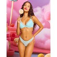 Boux Avenue Harper Lace Wired Balconette Bra (A-E) Blue