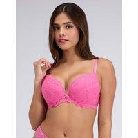 Boux Avenue Mollie Lace Wired Plunge Bra (A-G) Pink