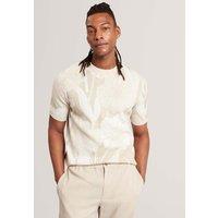 Ted Baker Floral Jacquard T-Shirt Taupe