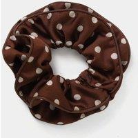 M&S TP Brown Polka Dot Scrunchie Brown Mix