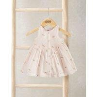 Mamas & Papas Pure Cotton Dress (0-24 Months) Pink