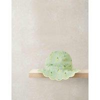 Mamas & Papas Kids' Cotton Rich Sun Hat (0-24 Months) Green