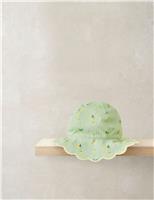Mamas & Papas Kids' Cotton Rich Sun Hat (0-24 Months) Green