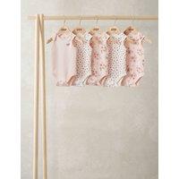 Mamas & Papas 5 Pack Pure Cotton Bodysuits (0-24 Months) Multi