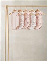 5 Pack Pure Cotton Bodysuits (0-24 Months)